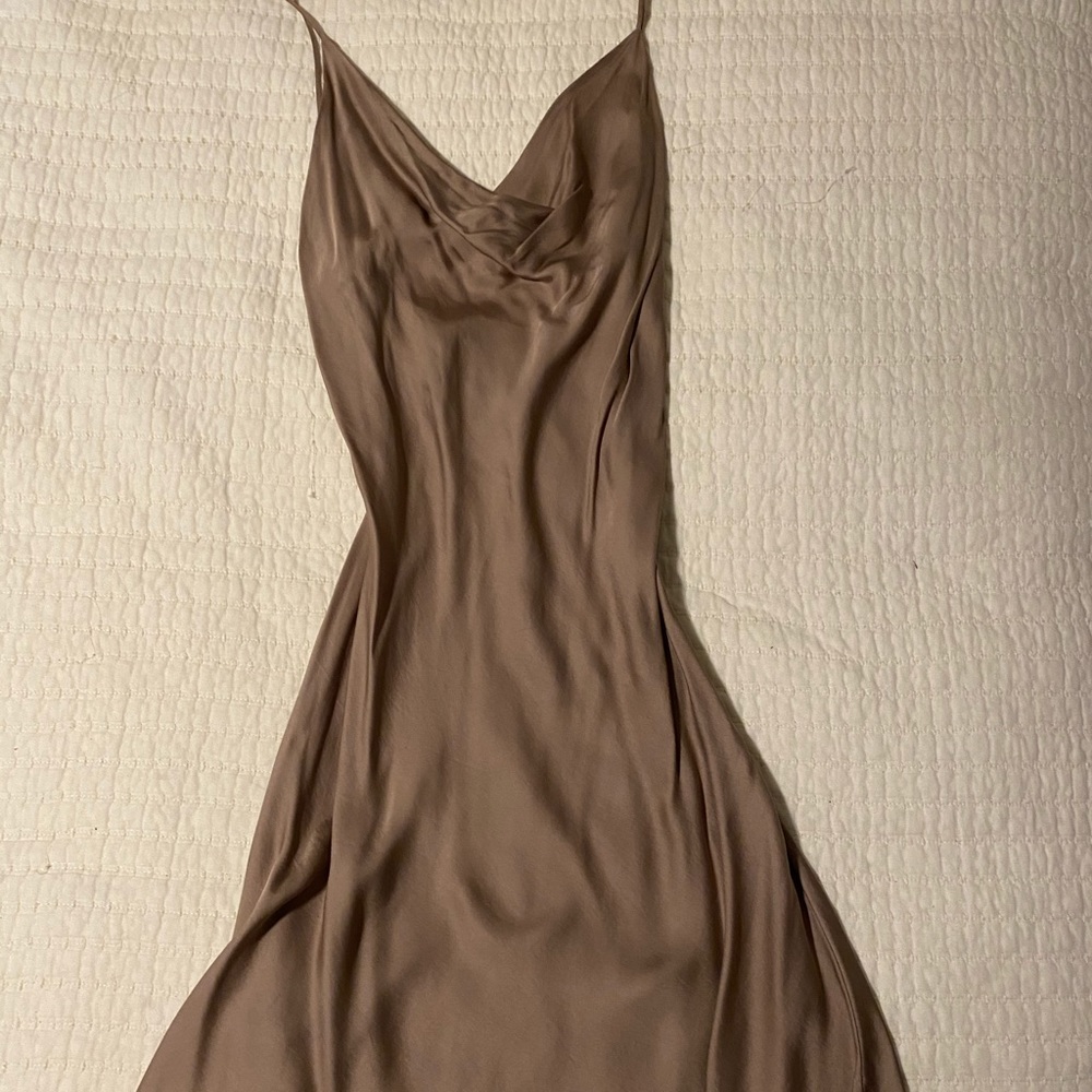 Blue Life Silk Mini Dress